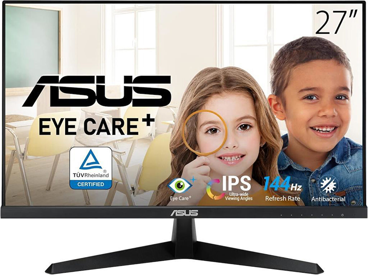 Asus VY279HGE 27" 1 ms Full HD IPS 144 Hz Oyuncu Monitörü - TEŞHİR