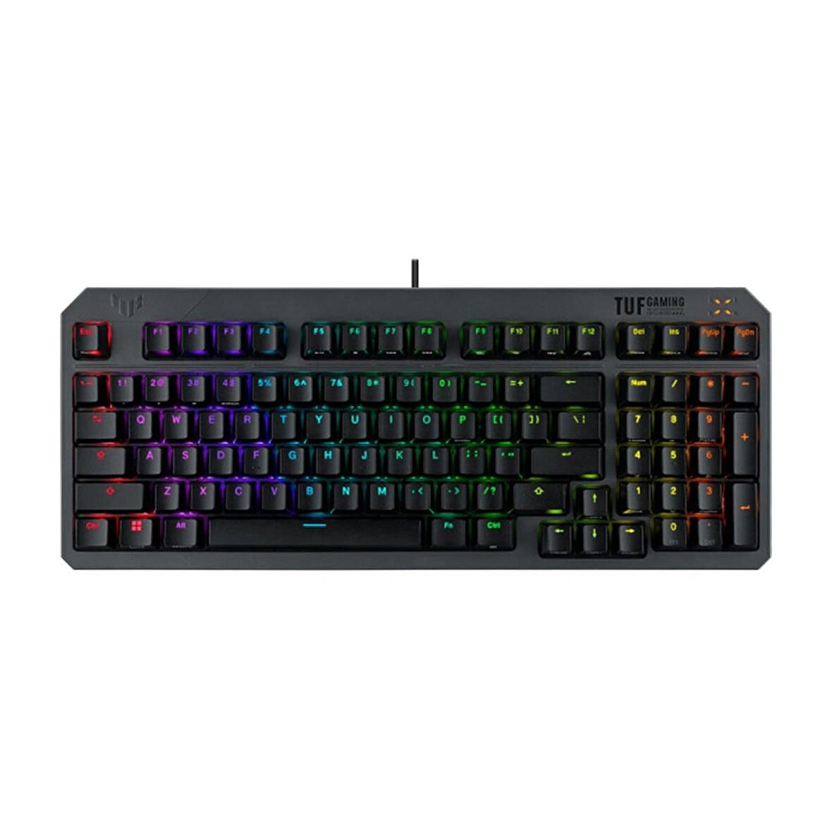 ASUS TUF Gaming K3 RD/TR GEN II Red Switch Kablolu Türkçe RGB Optik Mekanik Gaming Klavye