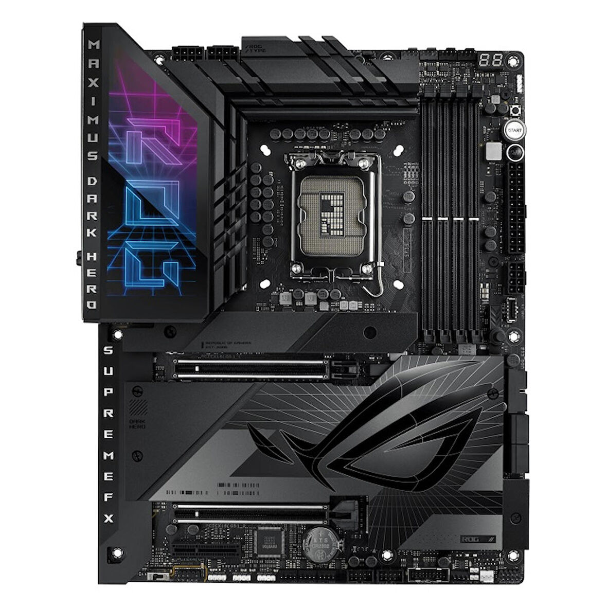 Asus ROG Maximus Z790 Dark Hero Intel Z790 Soket 1700 DDR5 8000(OC)MHz ATX Gaming (Oyuncu) Anakart