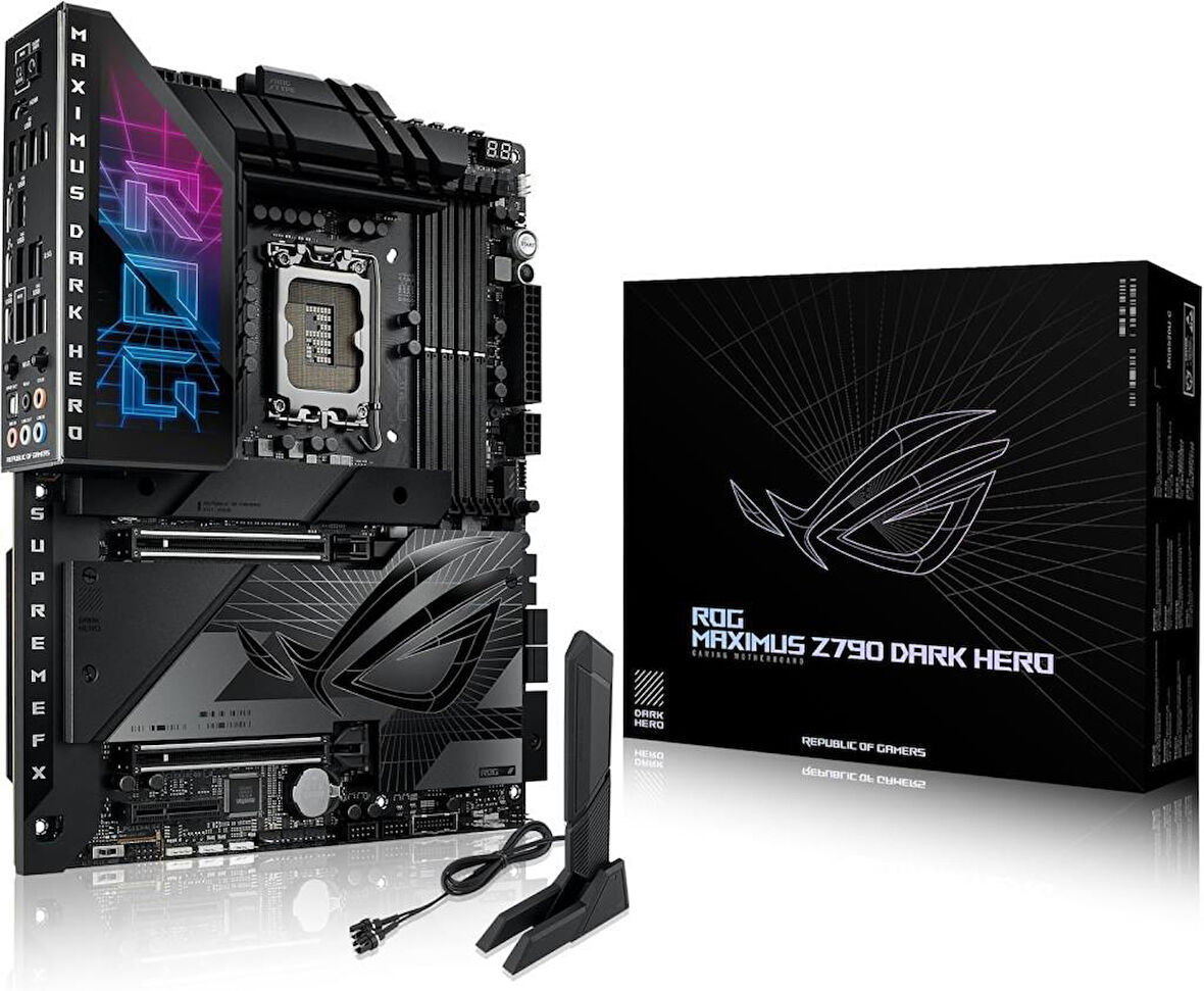 Asus Rog Maximus Z790 Hero Wi-Fi Intel LGA1700 DDR5 ATX Anakart Teşhir