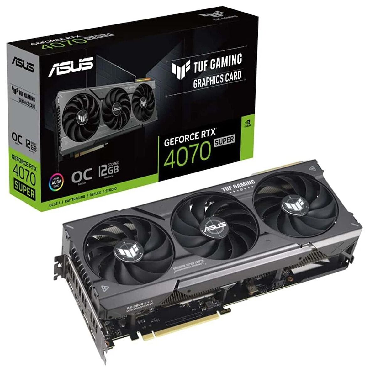 ASUS TUF Gaming GeForce RTX 4070 SUPER OC 12GB GDDR6X 192 Bit DLSS 3 Ekran Kartı