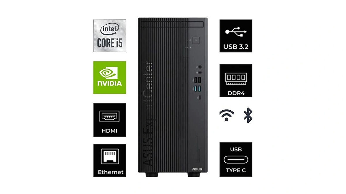 ASUS D700ME  Intel Core i5-13500 8GB 512GB SSD Quadro T400 4GB Freedos D700ME-5135000410-15