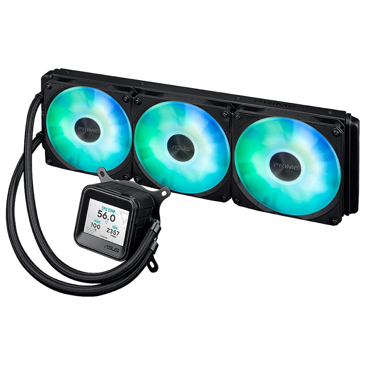 Asus LC 360 ARGB LCD 360mm Intel-AMD Uyumlu Sıvı Soğutucu