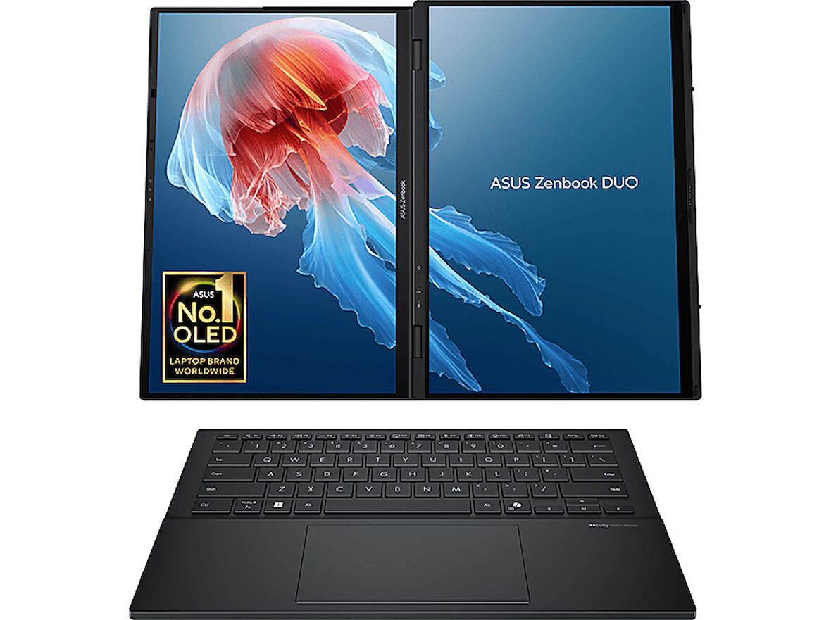 ASUS UX8406CA-PZ207W Zenbook Duo Oled/Core Ultra 9 285H İşlemci/32 GB RAM/2 TB  SSD/14"/W11 Laptop 