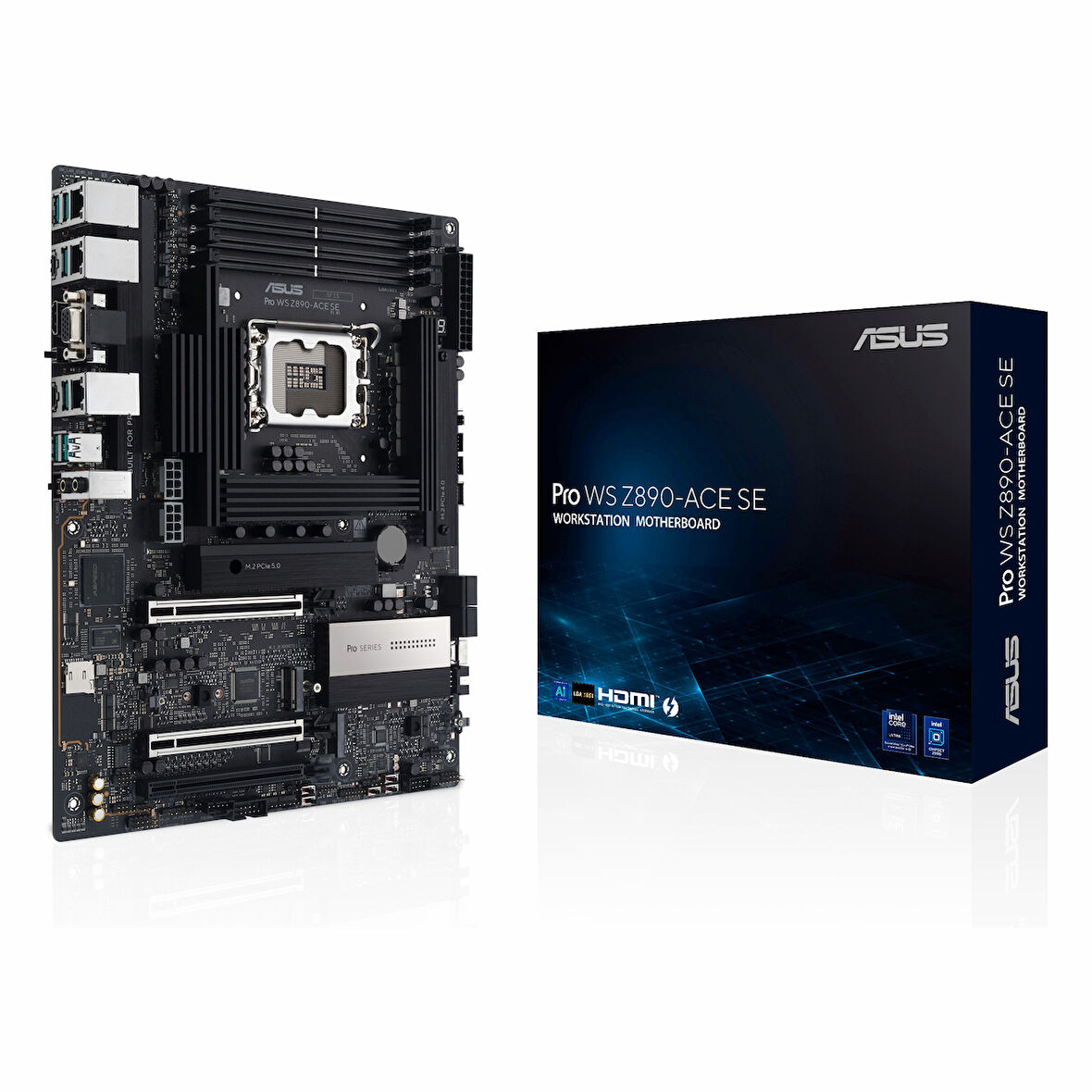 Asus Pro WS Z890-ACE SE DDR5 (9066MHz)OC M.2 VGA/HDMI/USB-C PCIe 5.0 1851P ATX Anakart