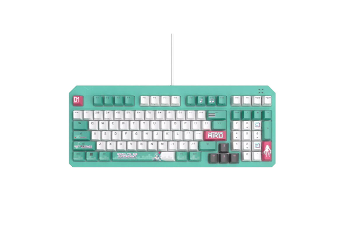 Asus TUF Gaming K3 Gen II Hatsune Miku Edition RGB Türkçe Mekanik Gaming Klavye 90MP0460-BKYA30
