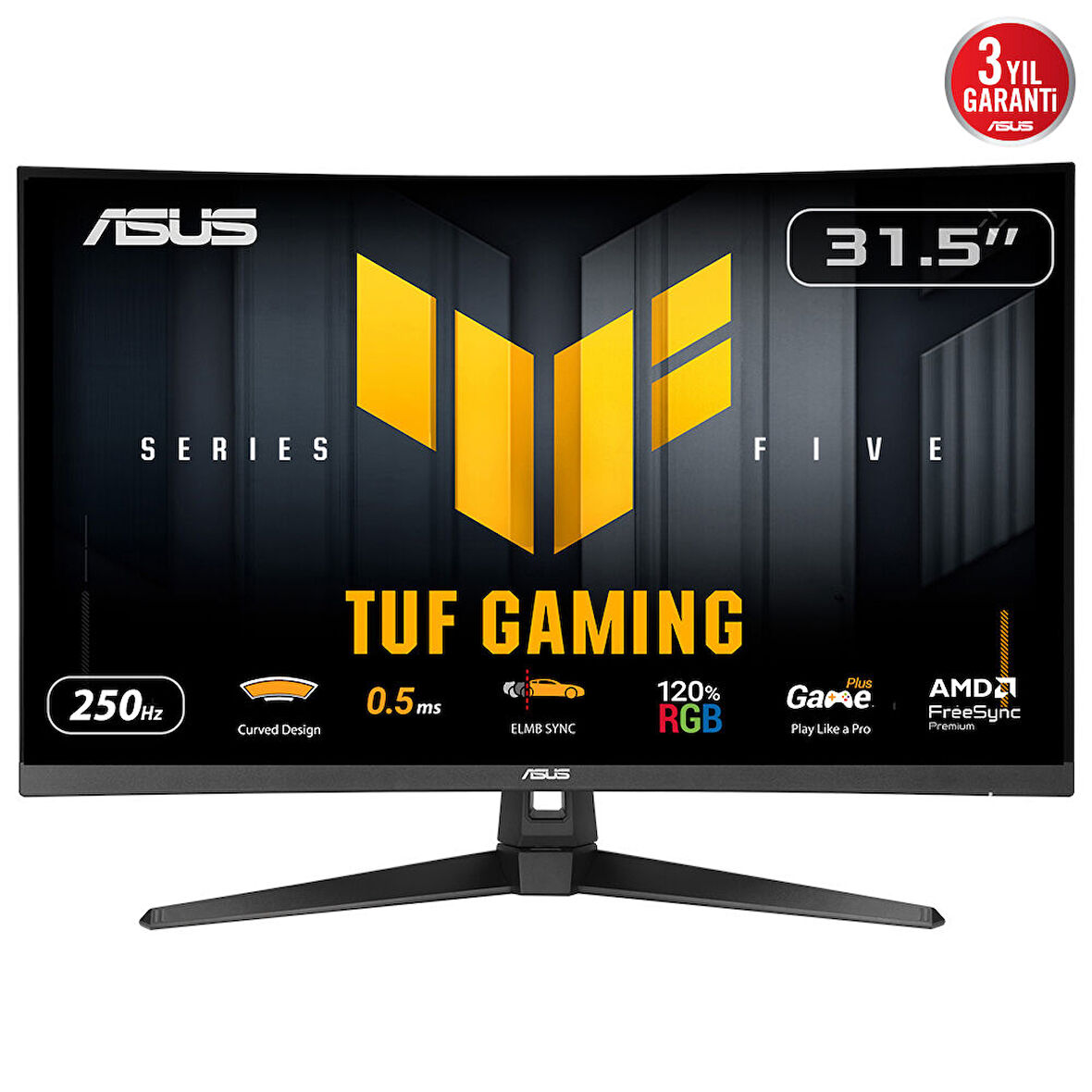 ASUS TUF GAMING VG32VQM5B 31.5 inç 250Hz 0.5ms Curved Fast VA Gaming (Oyuncu) Monitör