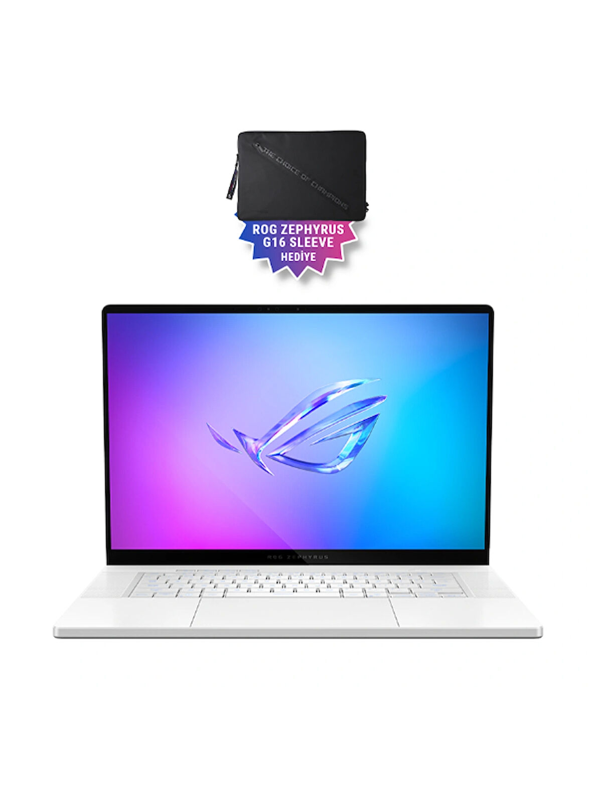 Asus ROG Zephyrus G16 GU605CR-QR203 12GB GeForce RTX5070 Ti Intel Ultra 9 285H 32GB RAM 2TB SSD 16 inç OLED 240Hz 0.2ms