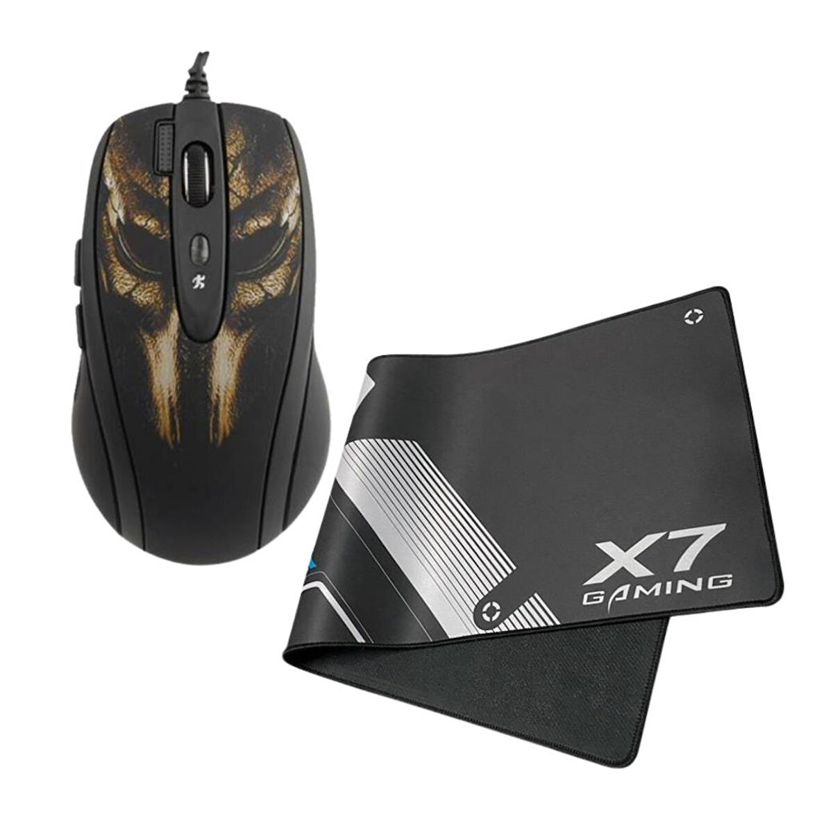 A4 Tech Xl-750Bh Usb Gamer Mouse + XP-70L Extended Gaming Mouse Pad