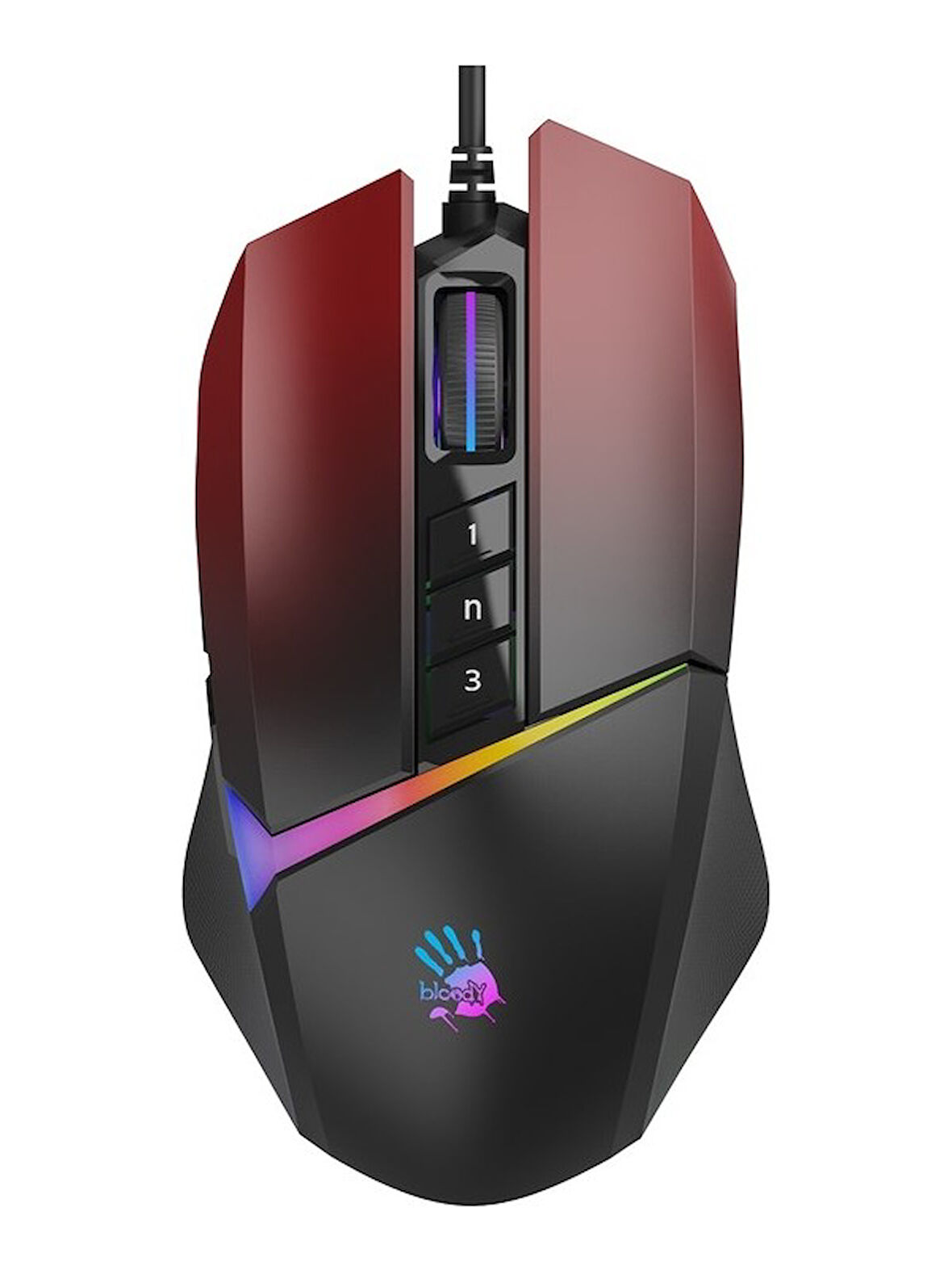 Bloody W60 Max RGB Optik Kablolu Oyuncu Mouse OUTLET