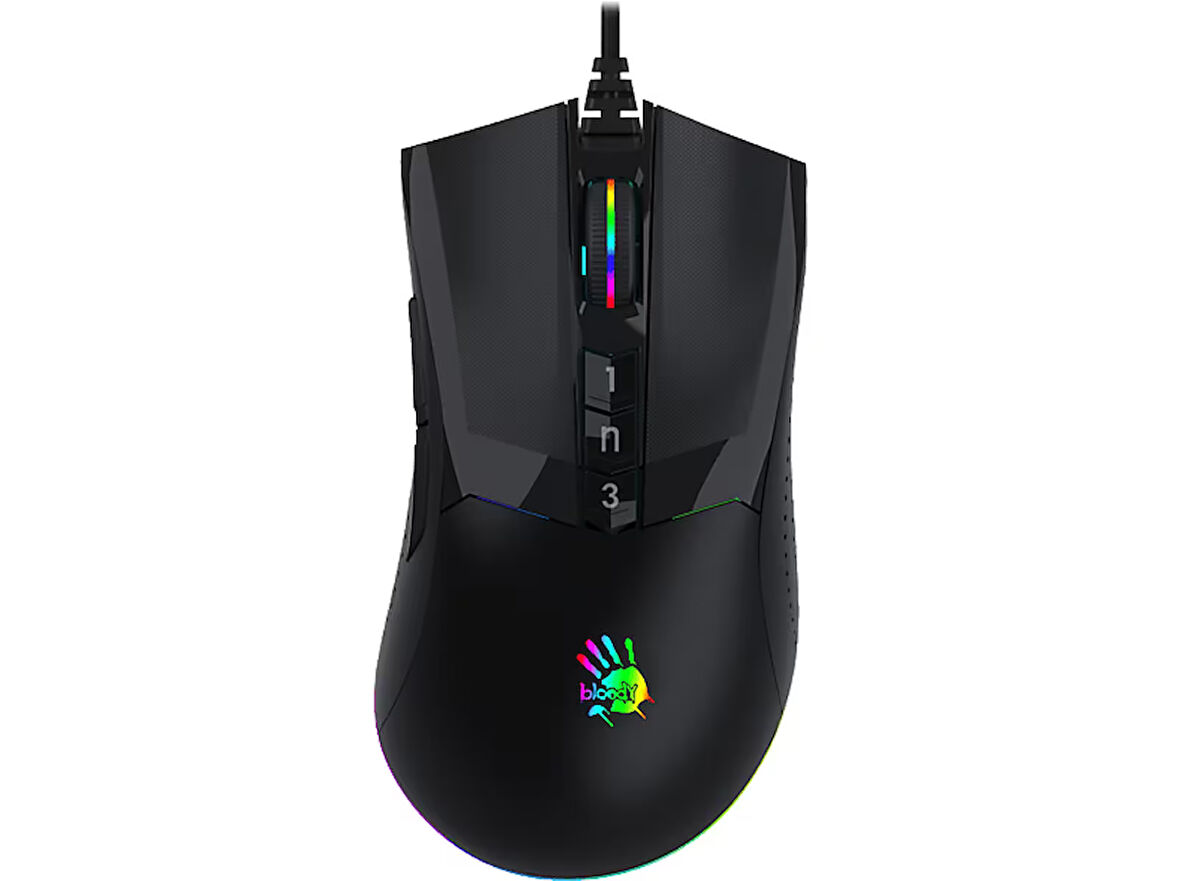 A4 TECH BLOODY W90 Pro 16K CPI Optik RGB Kablolu Gaming Mouse Siyah