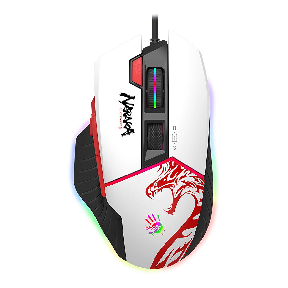 A4-Tech Bloody W95 Max 12K CPI Sports Naraka RGB Optik Gaming Mouse