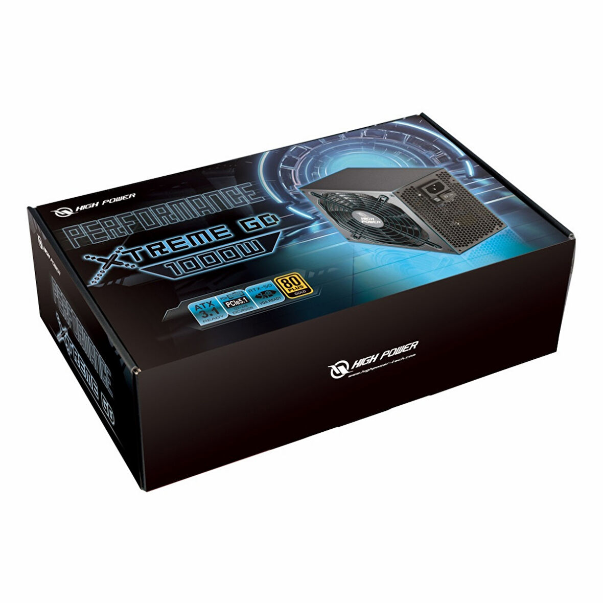 High Power Performance Xtreme Go 1000W 80+ Altın Modüler Güç Kaynağı