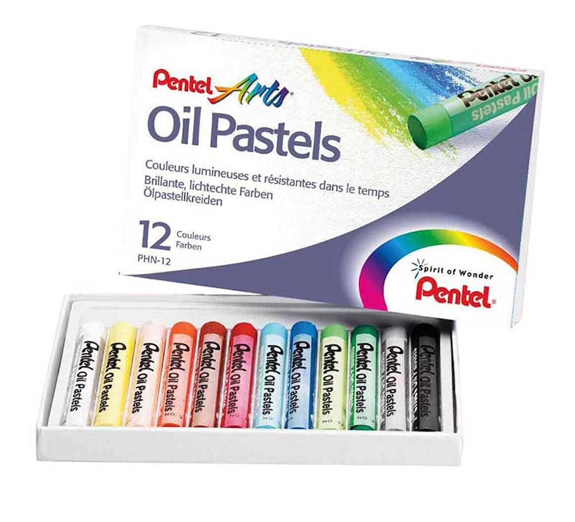 PENTEL PASTEL BOYA YAĞLI PHN12 12 RENK