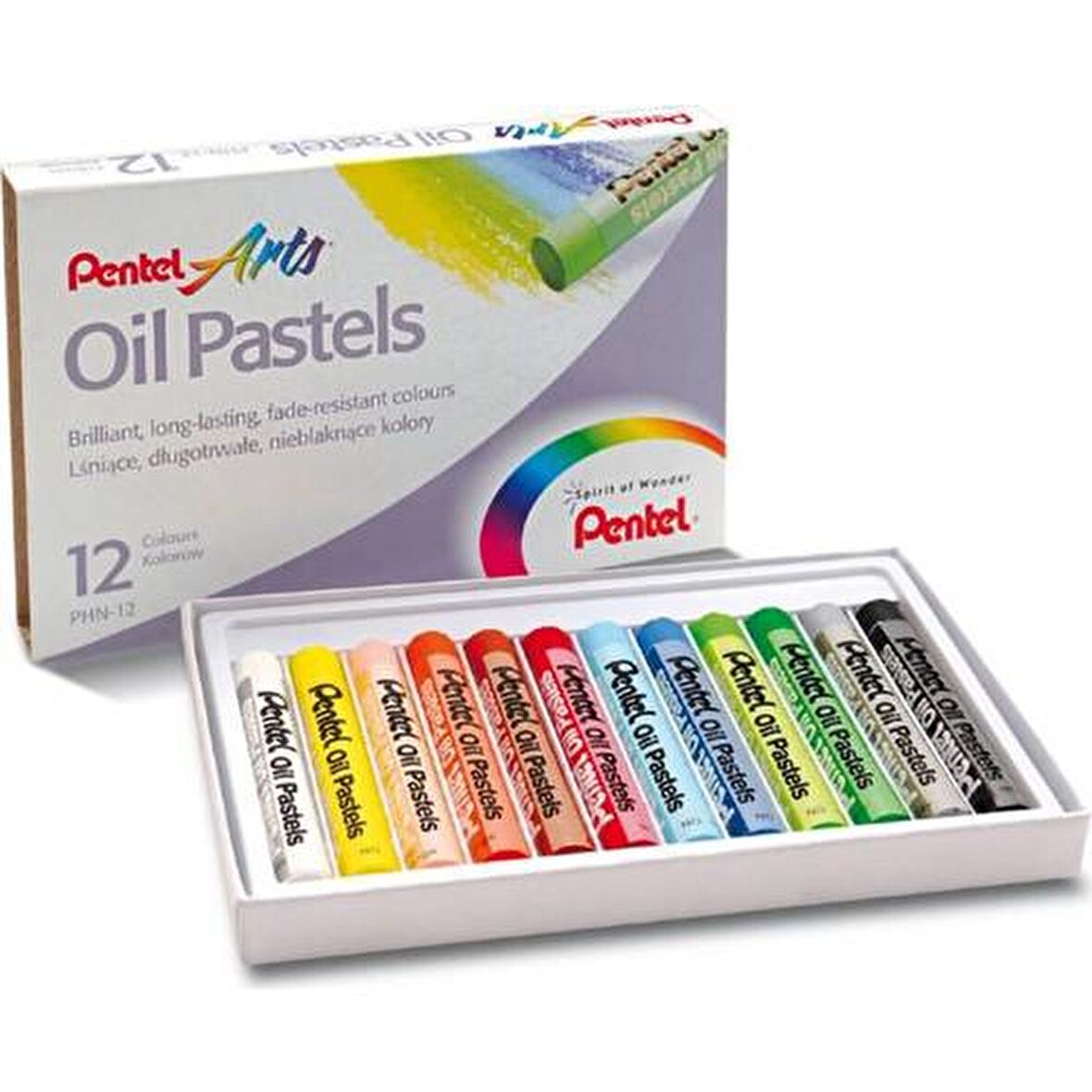 Pentel Yağlı Pastel Boya Seti 12'Li