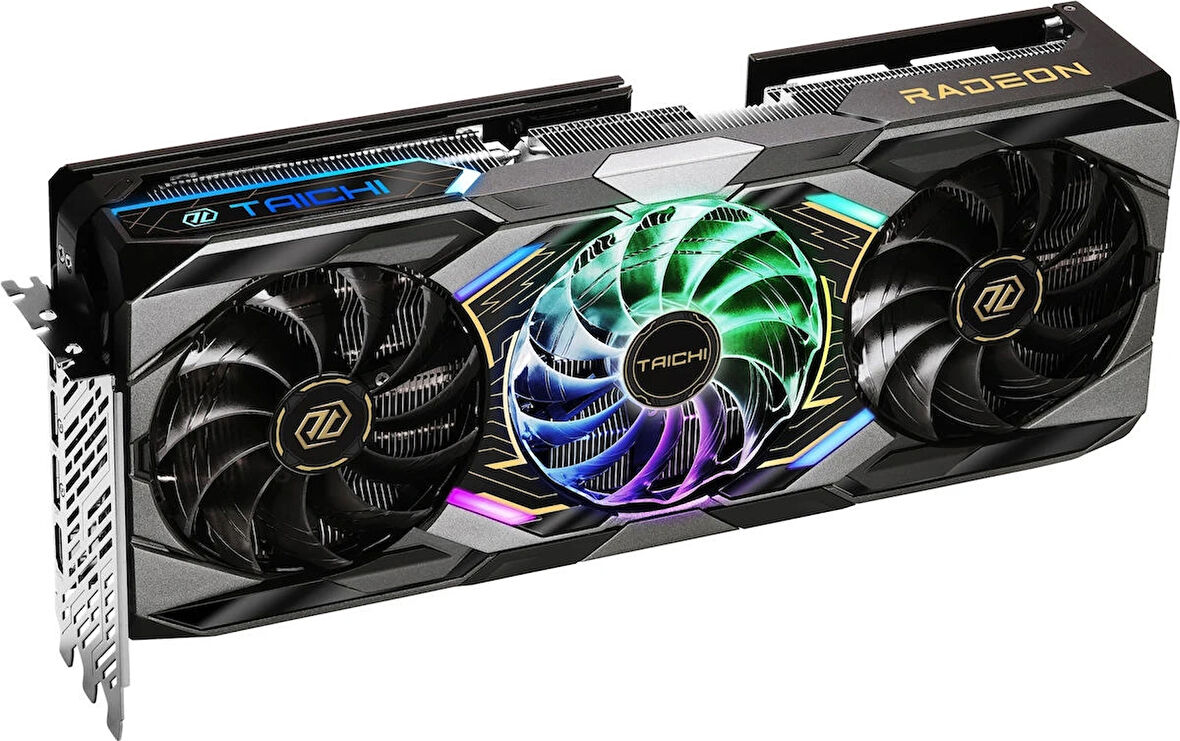 ASRock AMD Radeon RX 9070 XT Taichi 16GB OC Ekran Kartı - 16GB GDDR6, RGB, 256-bit, 1 x HDMI, 3 x DisplayPort  