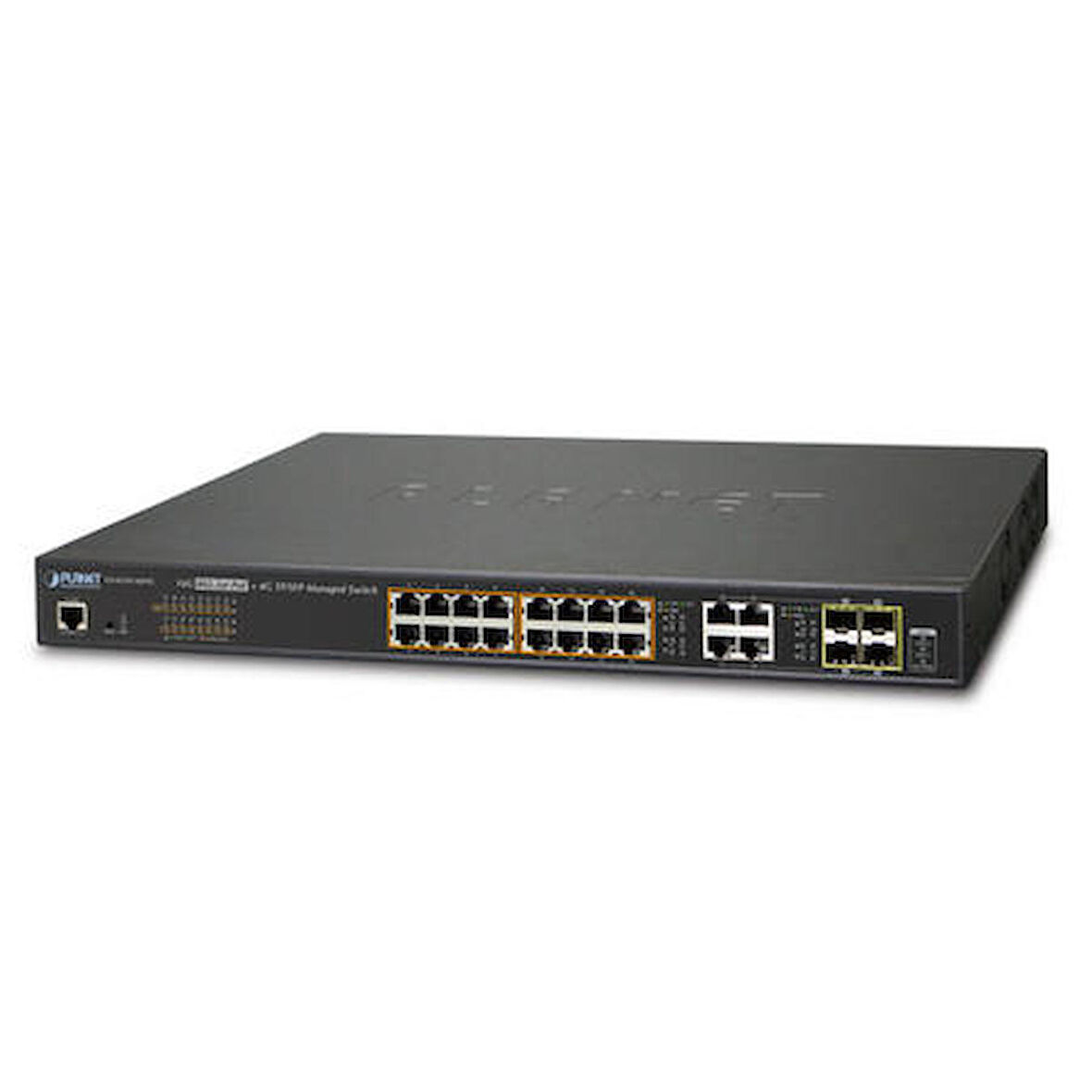 Planet PL-GS-4210-16P4C 16 Port Gigabit PoE+ 4 Port SFP+ 220W  Websmart Switch