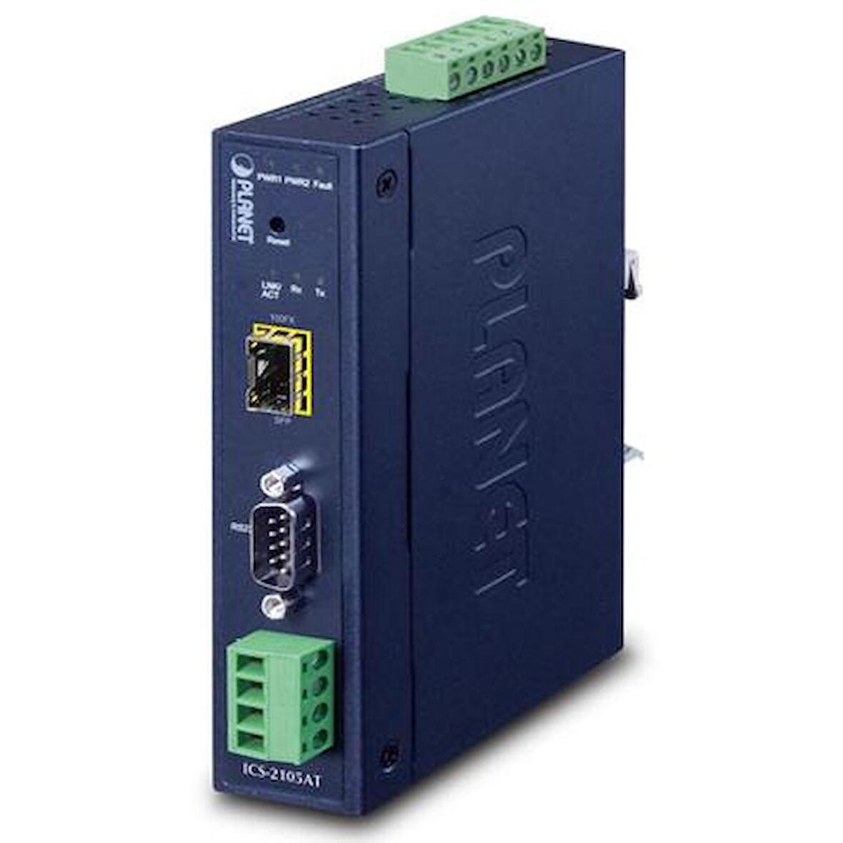 Planet PL-ICS-2105AT 1 Port 100Base-FX SFP - 1 Port RS232/RS422/RS485 Media Converter