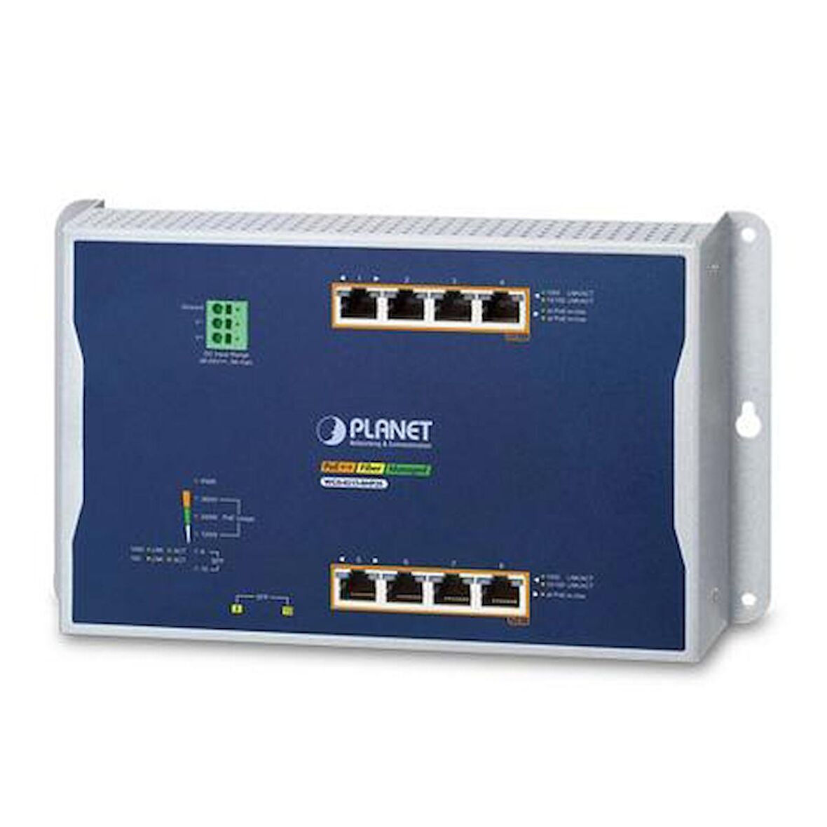 Planet PL-WGS-4215-8HP2S 8 Port Gigabit 2 Port SFP 360W PoE Yönetilebilir Endütriyel Switch