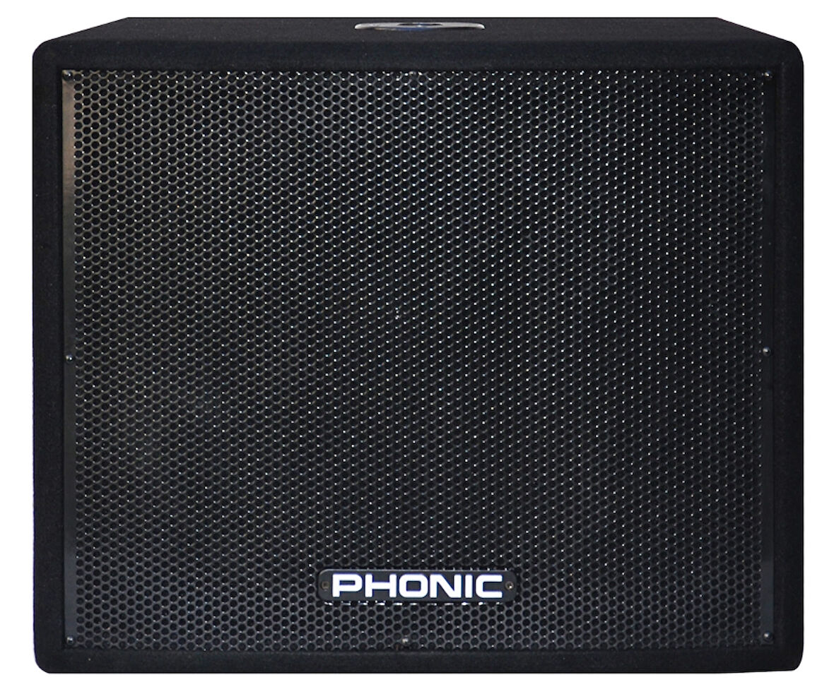 PHONIC ISK 18A 18" Ahşap Aktif Subwoofer | Sub Buss Kabin