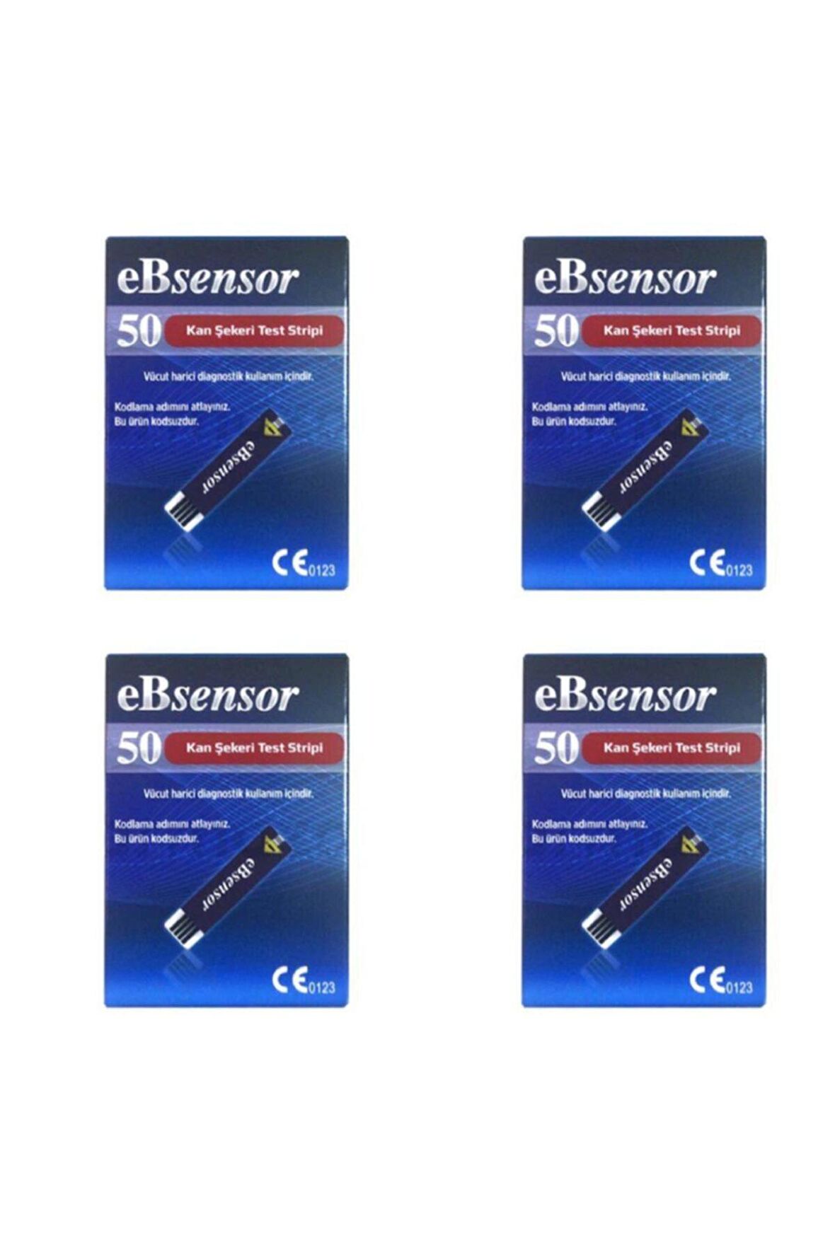 EBSENSÖR Şeker Ölçüm Strip 50'li 4 Adet