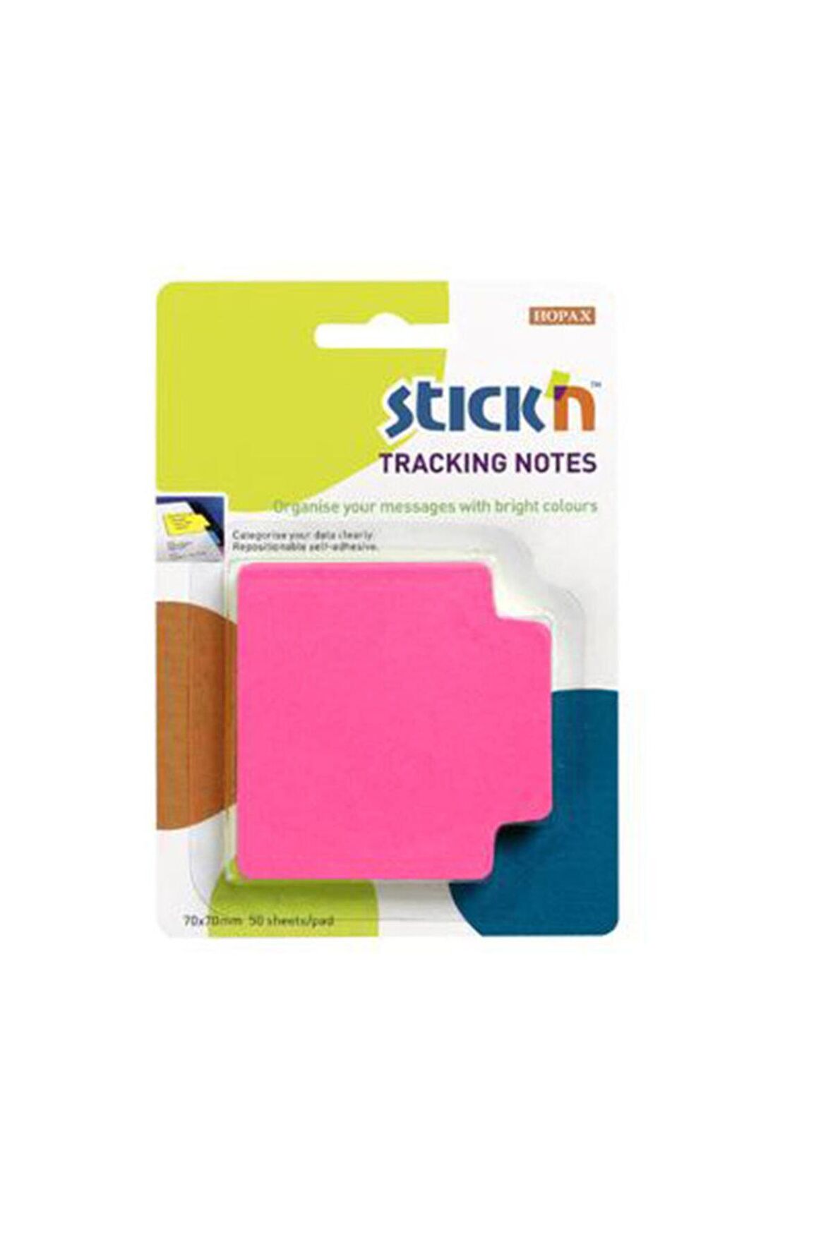 Gıpta Stickn Neon Pembe 70X70 50 Yaprak Not Kağıdı