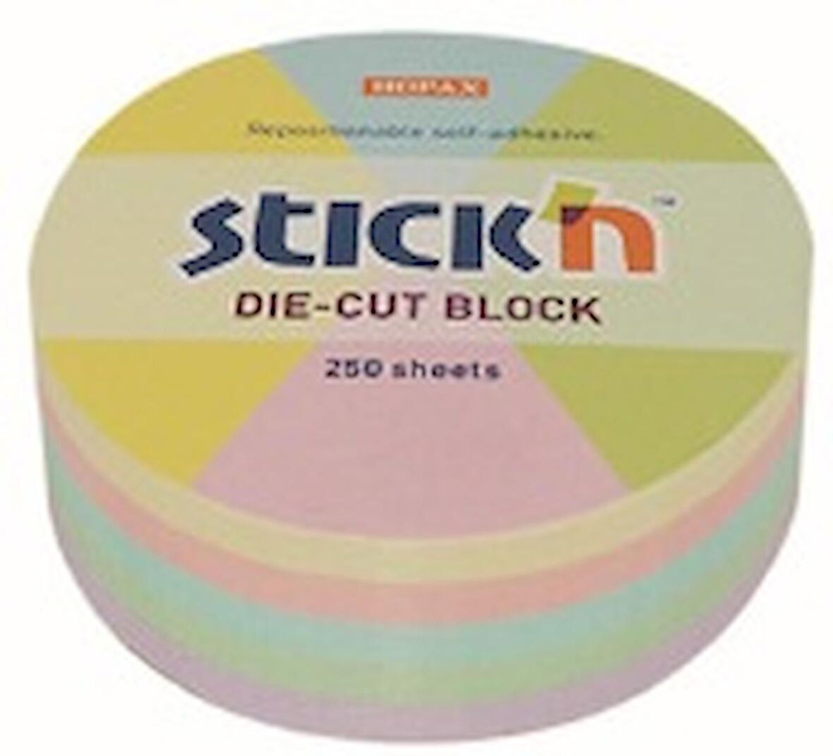 GIPTA YAPIŞKANLI NOT KAĞIDI 67x67 PASTEL YUVARLAK BLOK 250 YP. 2182900