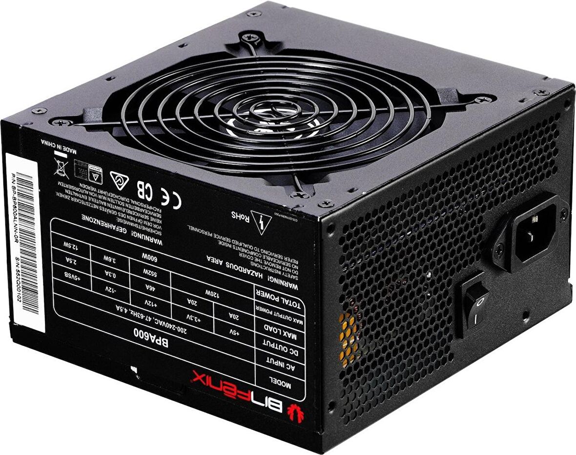 BITFENIX 600W BP-BP600ALNN-9R BPA Series 80+ Güç Kaynağı