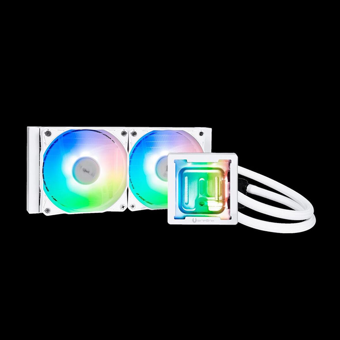 BitFenix Cube 240 AIO-240-WW27A-RP ARGB 240mm Beyaz İşlemci Sıvı Soğutucu