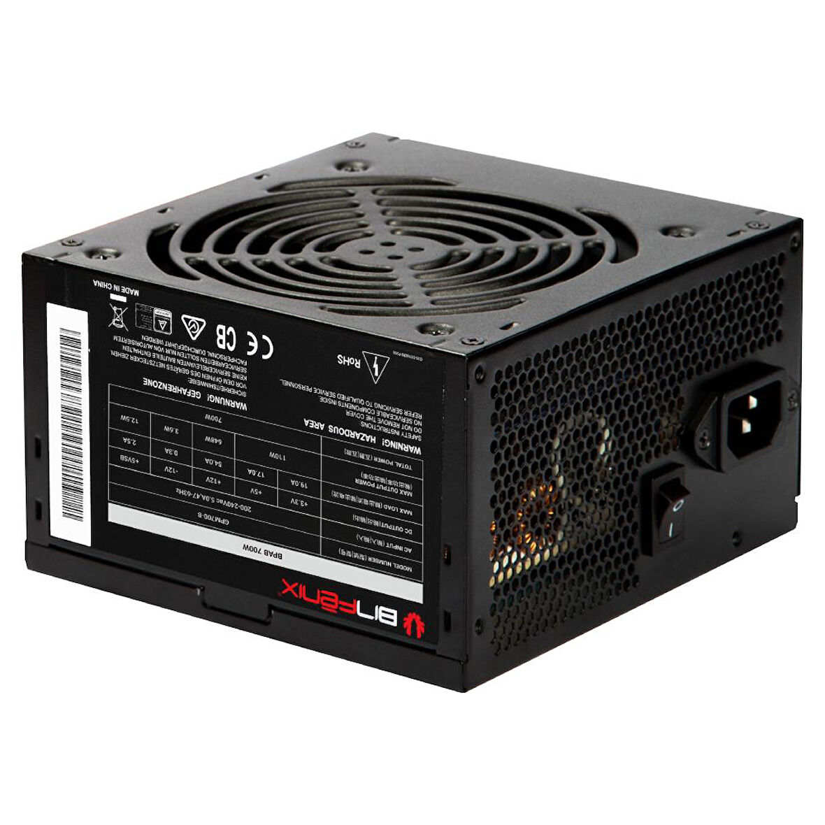 BitFenix BPA Series 700W 80+ Bronze PCIe 120cm Fanlı PSU