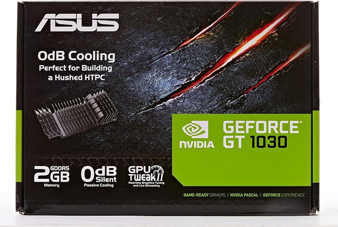 Asus GT 1030 GT1030 2G-BRK 64 Bit GDDR5 2 GB Ekran Kartı - Outlet