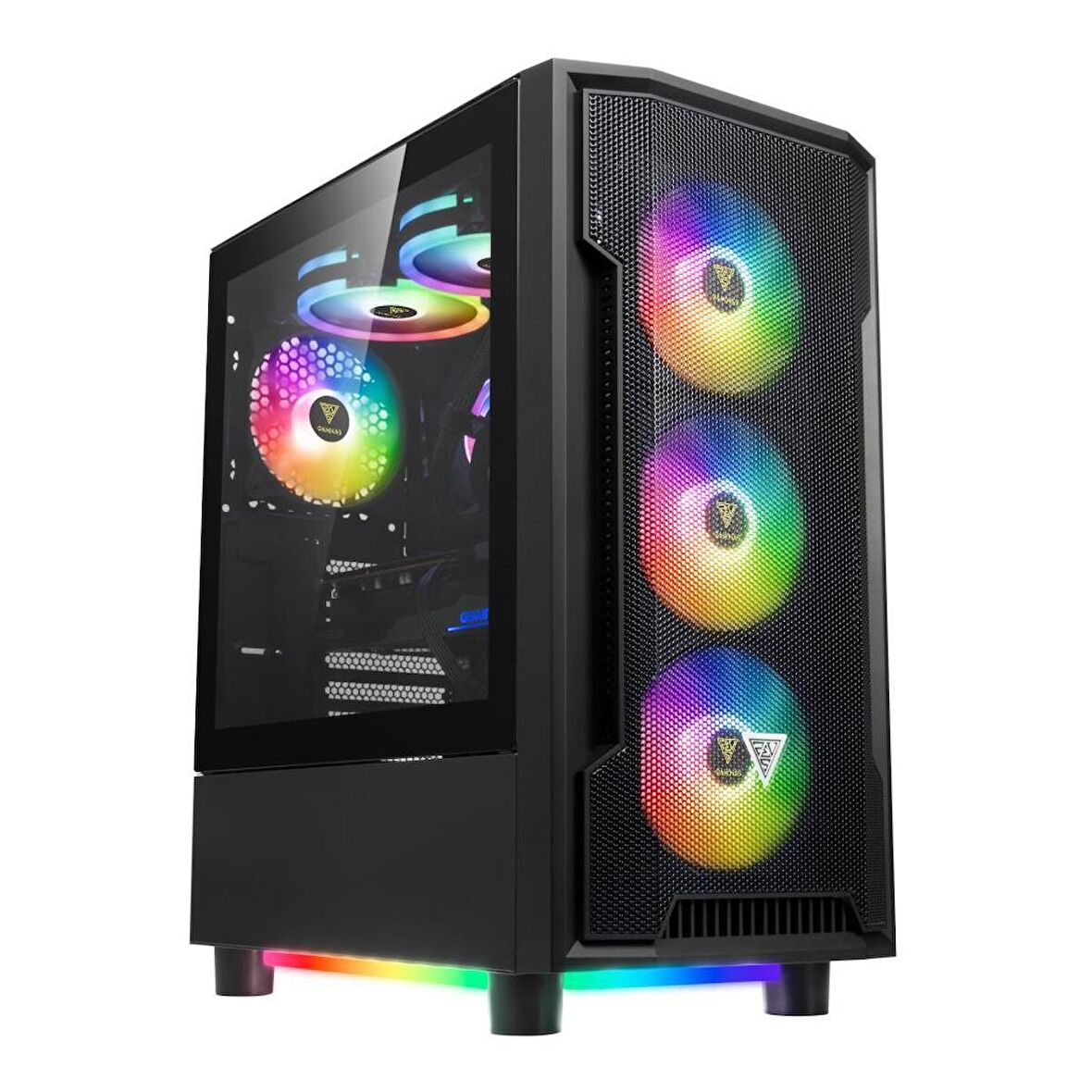 GAMDIAS 750W 80+ BRONZE ATHENA M6 LITE Gaming Mid-Tower PC Kasası