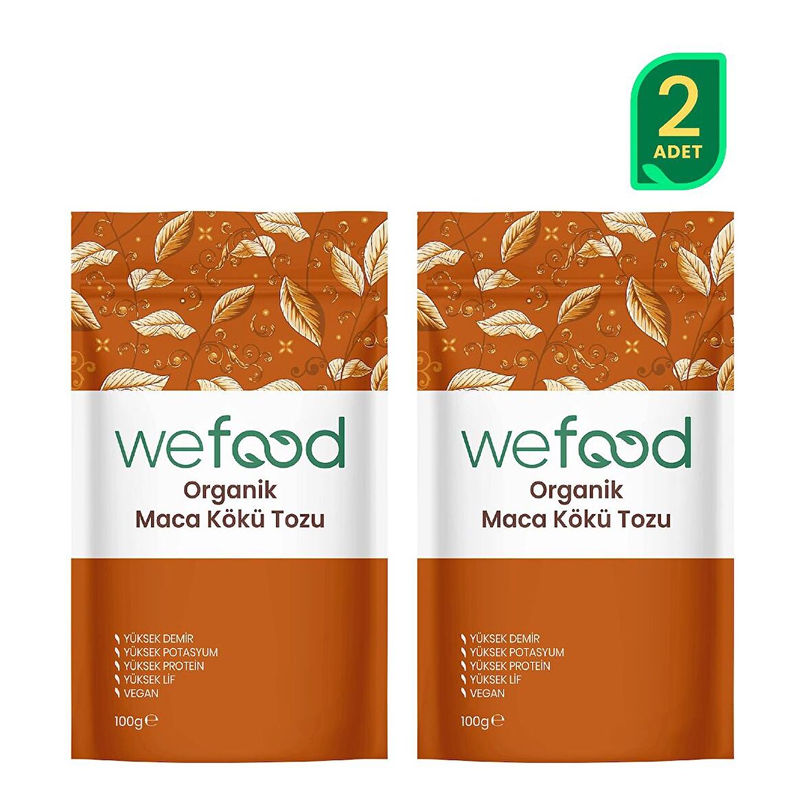 Wefood Maca Tozu 100 gr 2'li