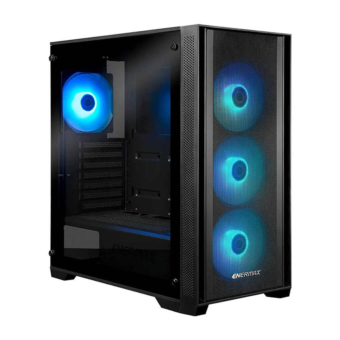 Enermax StarryFort SF217 ARGB Temperli Cam USB 3.0 Mid Tower ATX + MAXPRO III 600W Gaming Kasa