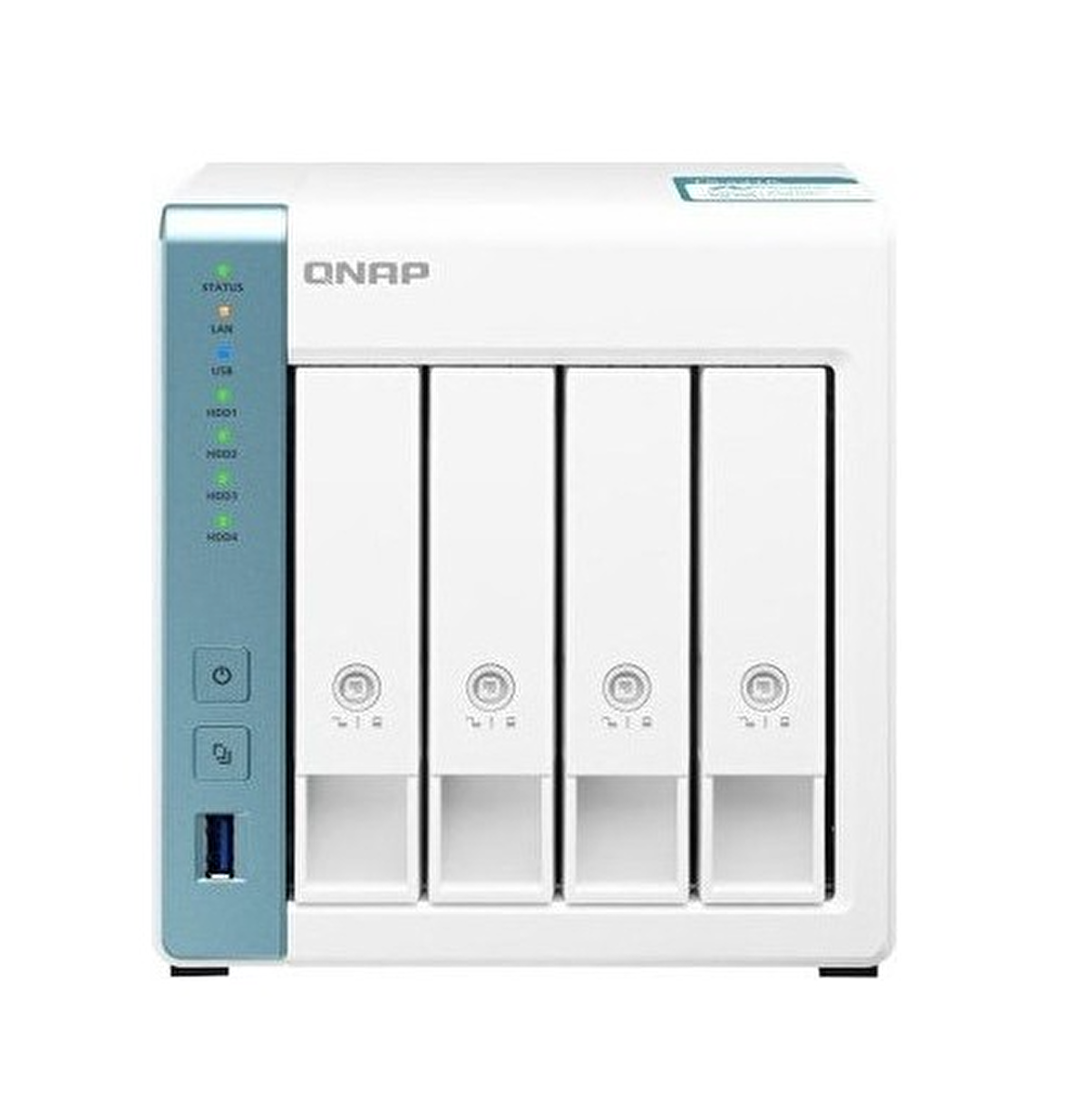 QNAP TS-431K-1G NAS KAYIT CİHAZI (1GB RAM) (4 DİSK YUVALI) (TOWER-MASA TİPİ)