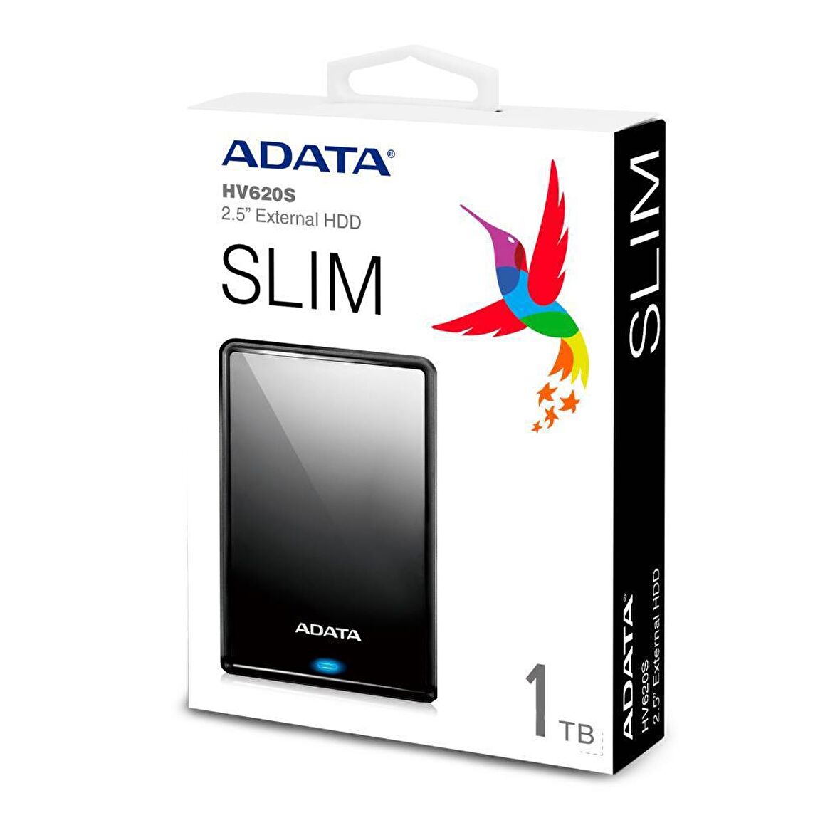 Adata AHV620S-1TU31-CBK 2.5 İnç 1 TB USB 3.1 Gen 1 Harddisk 