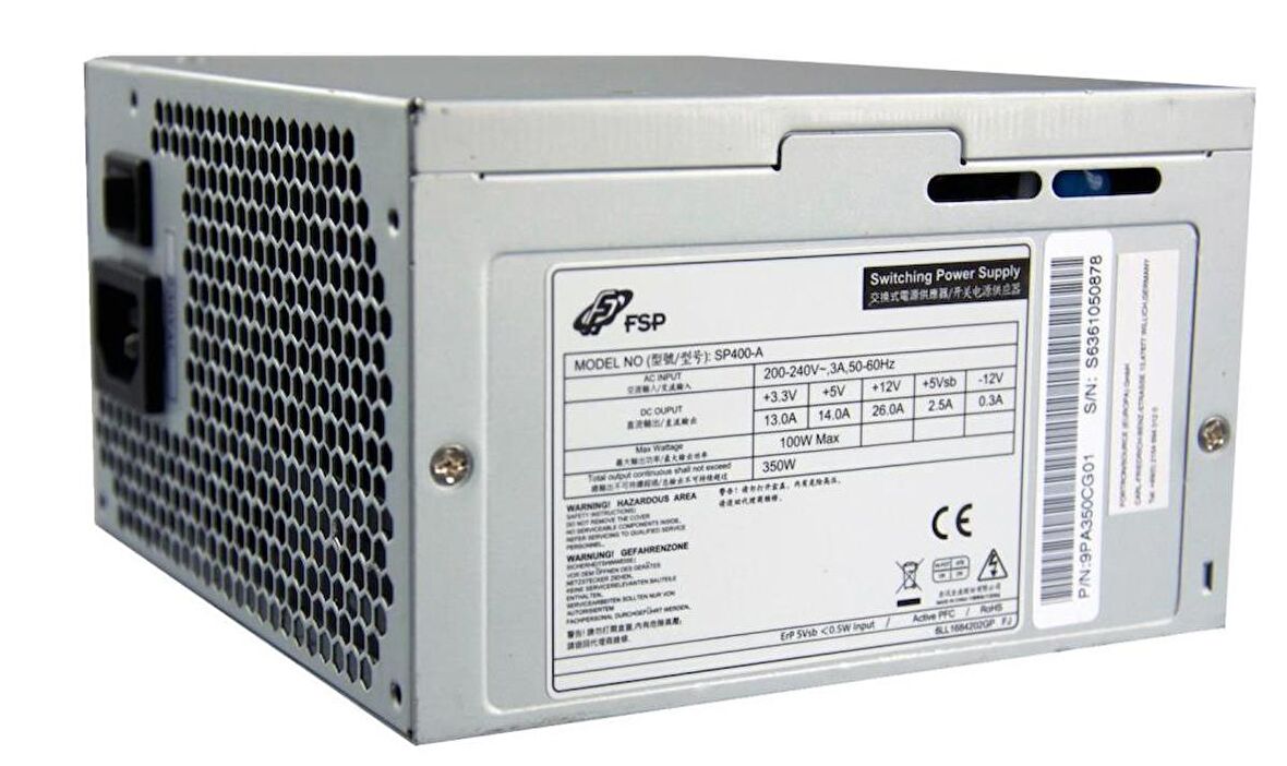 FSP SP400-A 350W POWER SUPPLY PERFORMANCE