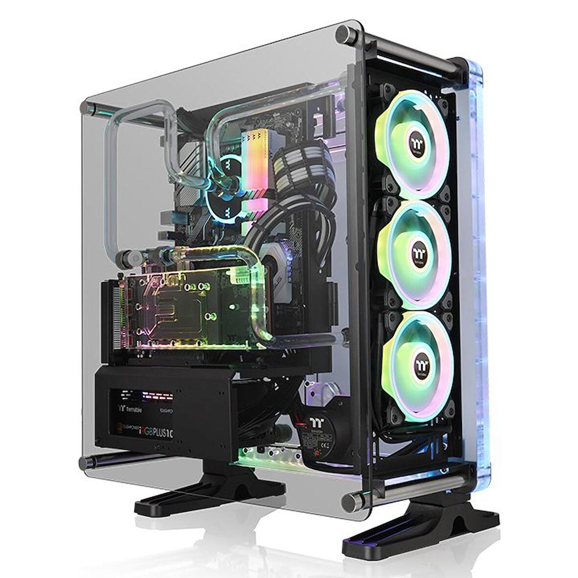 Thermaltake CA-1Q8-00M1WN-00 3 Fanlı Siyah ATX Oyuncu Bilgisayar Kasası