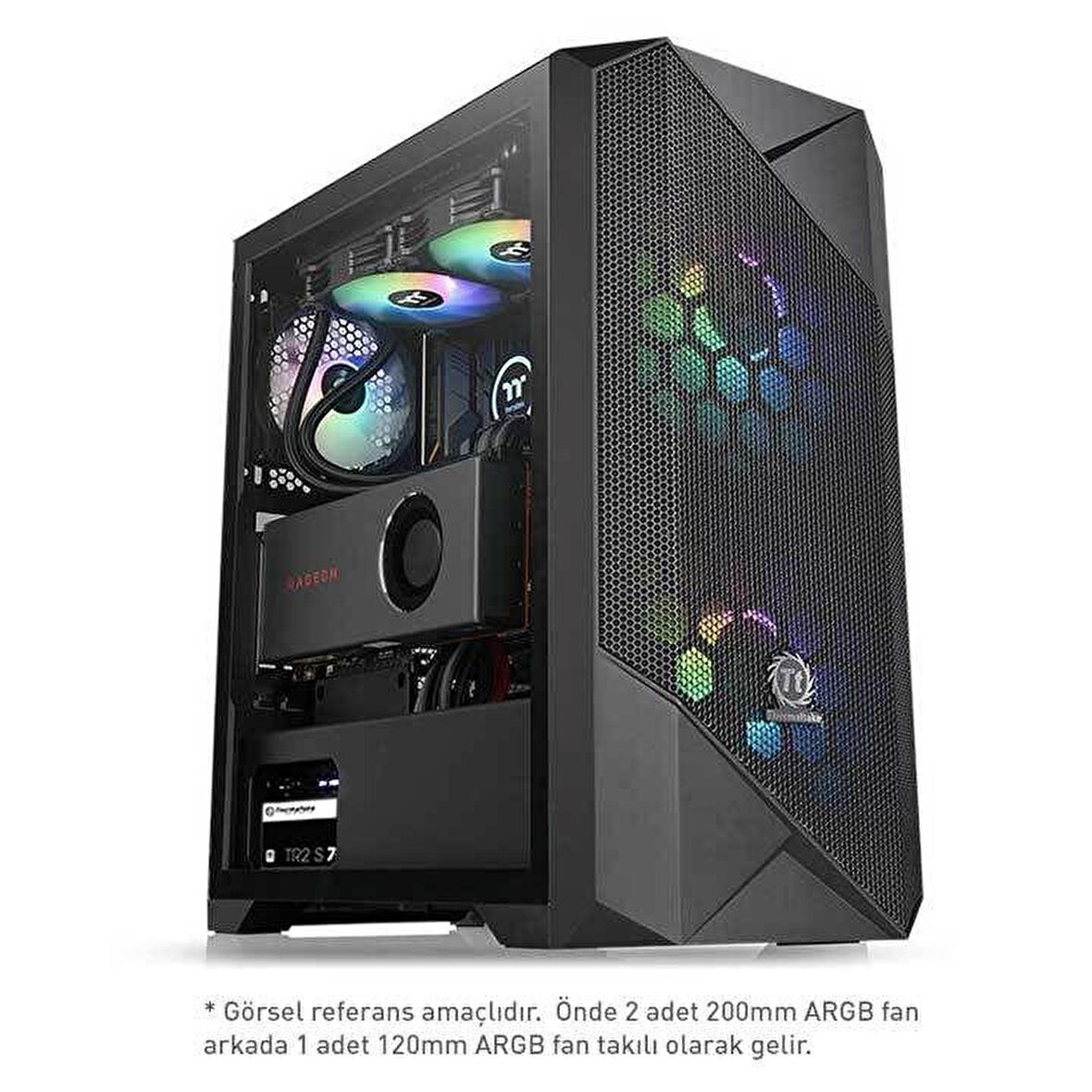 THERMALTAKE 750W COMMANDER G33 TG 80+, ARGB 2*200M CA-3P3-75M1WE-00