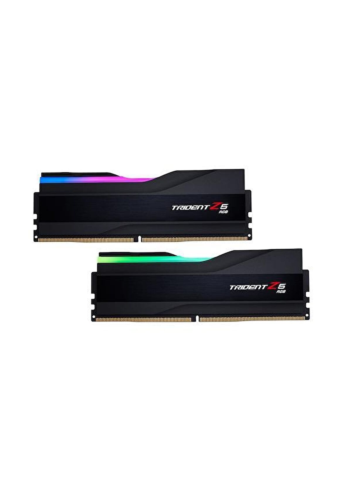 GSKILL TRİDENT Z5 RGB SİYAH DDR5-6000MHZ CL36 32GB (2X16GB) DUAL (36-36-36-76) 1.3V F5-6000U3636E16GX2-TZ5RK