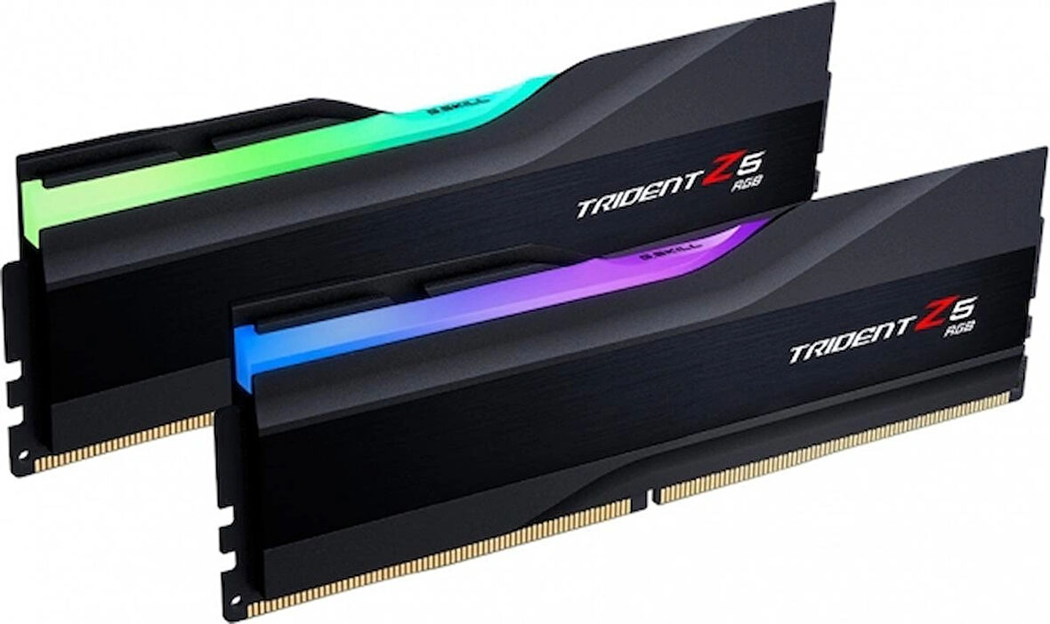 GSkill Trident Z5 Rgb DDR5-5200MHZ CL36 32GB (2X16GB) Dual Ram (36-36-36-83) 1.2V (F5-5200J3636C16GX2-TZ5RK)