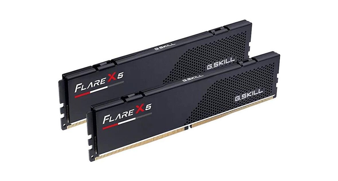 GSKILL Flare X5 DDR5-5600Mhz CL30 32GB (2X16GB) DUAL (30-36-36-89) 1.25V AMD EXPO Teknoloji Ram F5-5600J3036D16GX2-FX5