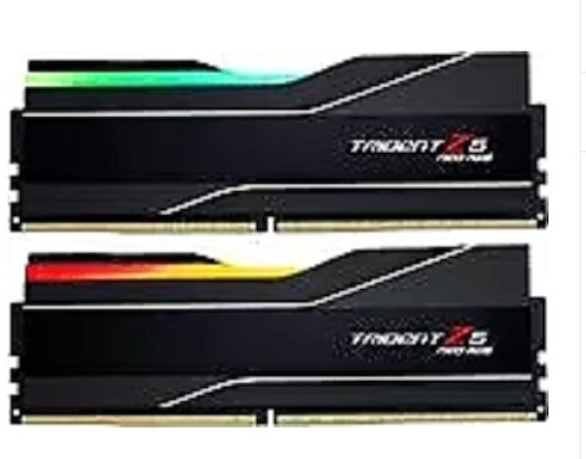 GSKILL TZ5 Neo RGB Siyah DDR5-6000Mhz CL28 64GB (2x32GB) DUAL (28-36-36-96) 1.40V AMD EXPO Teknoloj