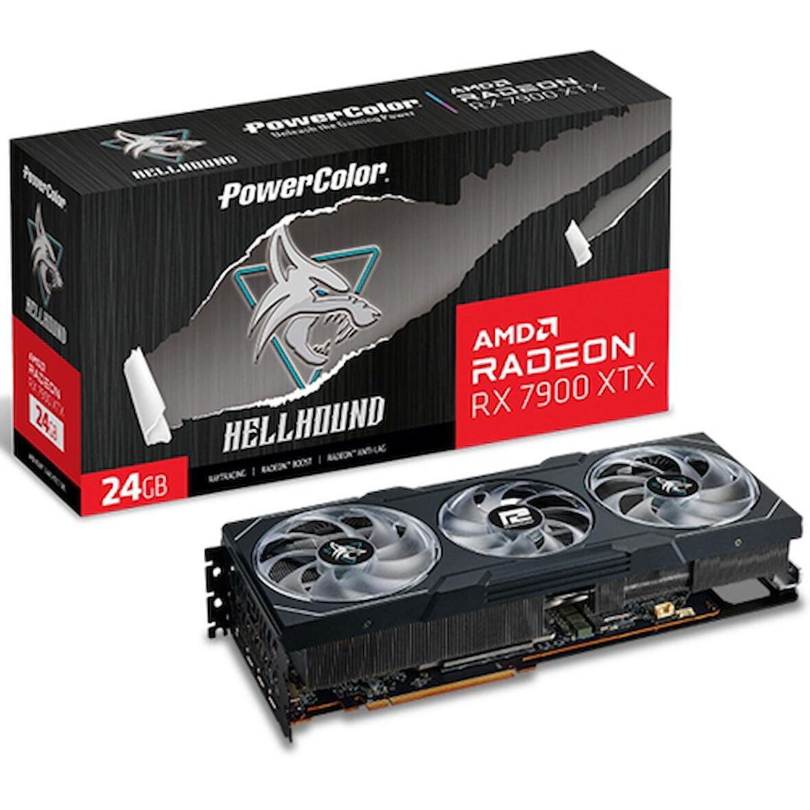 PowerColor Hellhound RX7900XTX OC 24GB 384Bit GDDR6