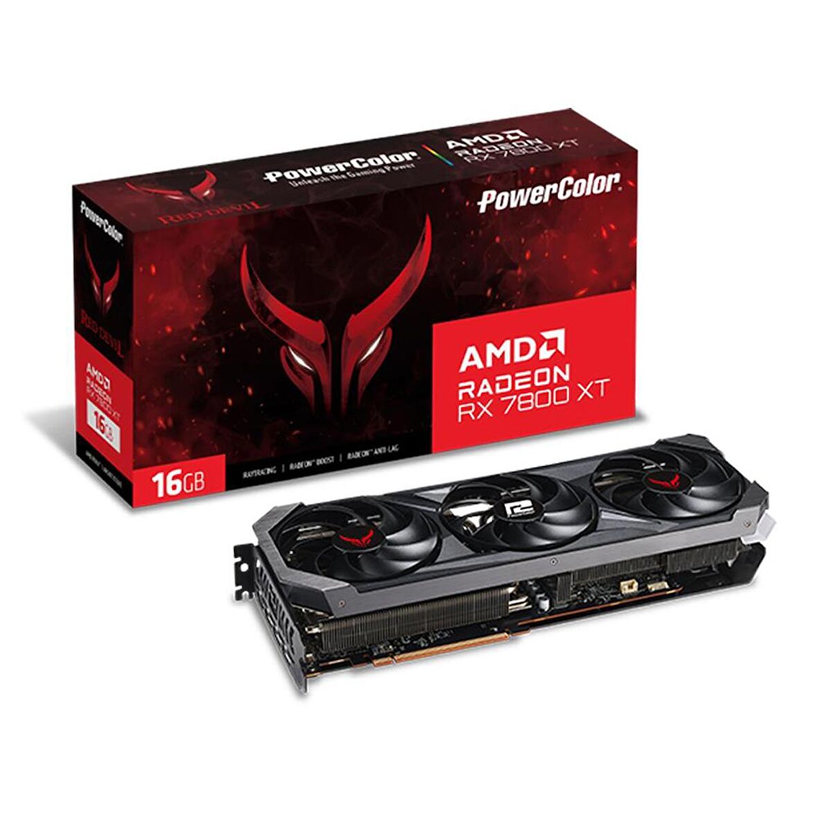 Powercolor Red Devil RX 7800 256 Bit GDDR6 16 GB Ekran Kartı