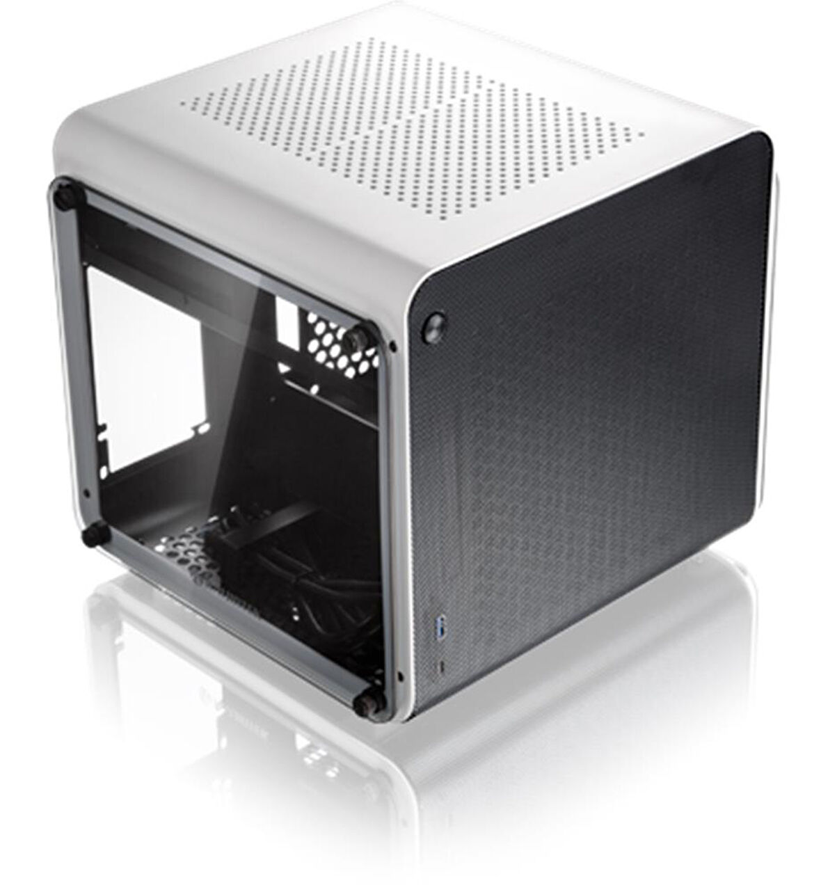 Raijintek METIS EVO White Tempered Glass Mini ITX Performans Kasası