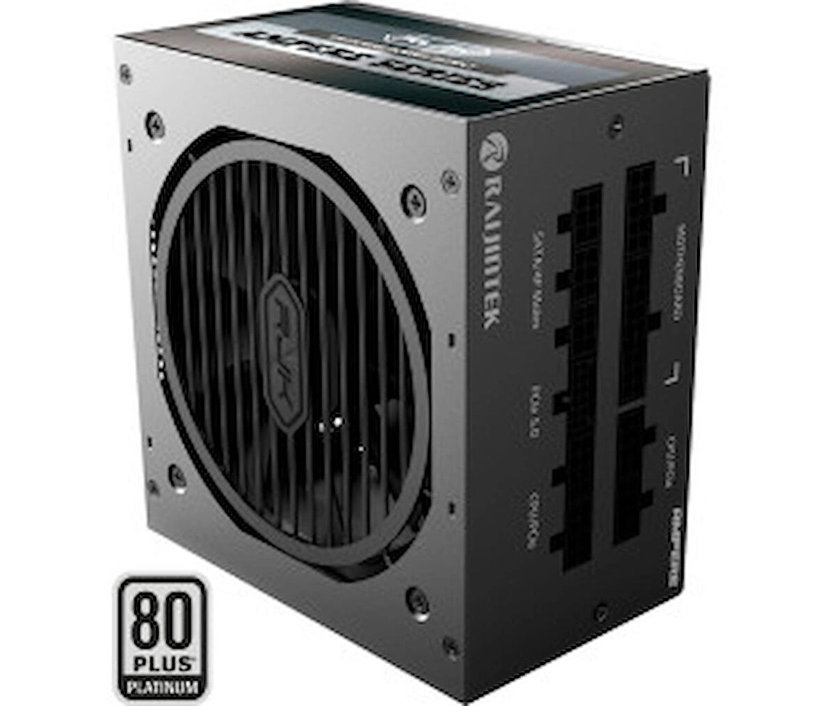 Raijintek AMPERE 1000W 80+ PLATINUM ATX 3.1 Ampere PCIe 5.0 Full Moduler Siyah Güç Kaynağı (0R30B00013)