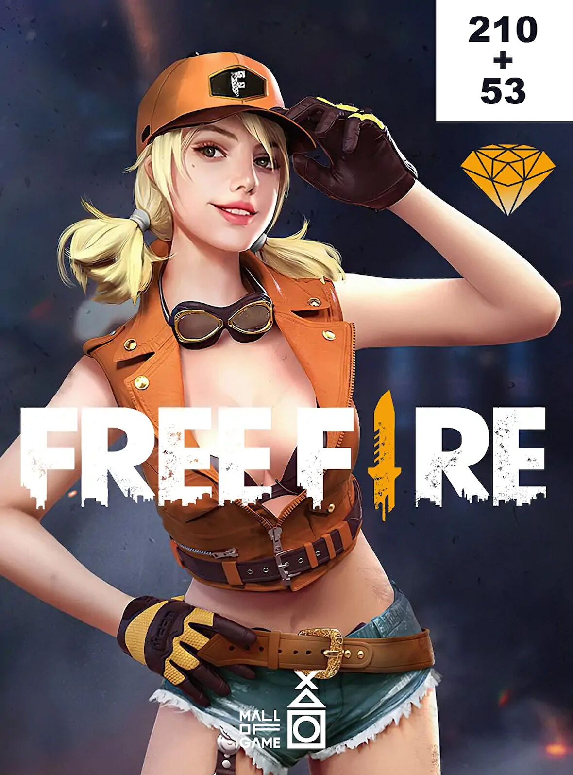 Free Fire 210+53 Elmas (EU + TR)