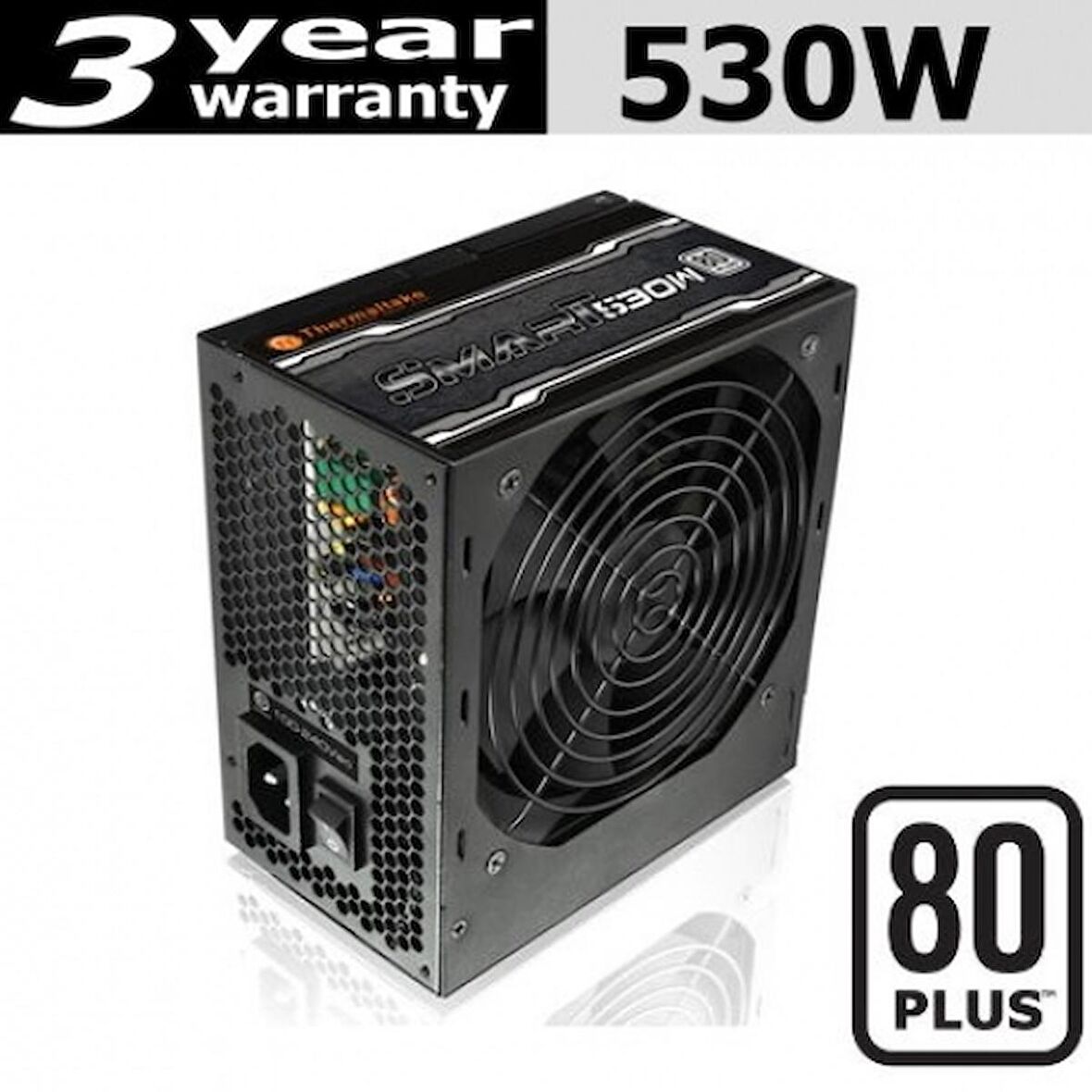 THERMALTAKE 530W SMARTPOWER  SP-530PCWEU 80+ 12CM FANLI POWER SUPPLY