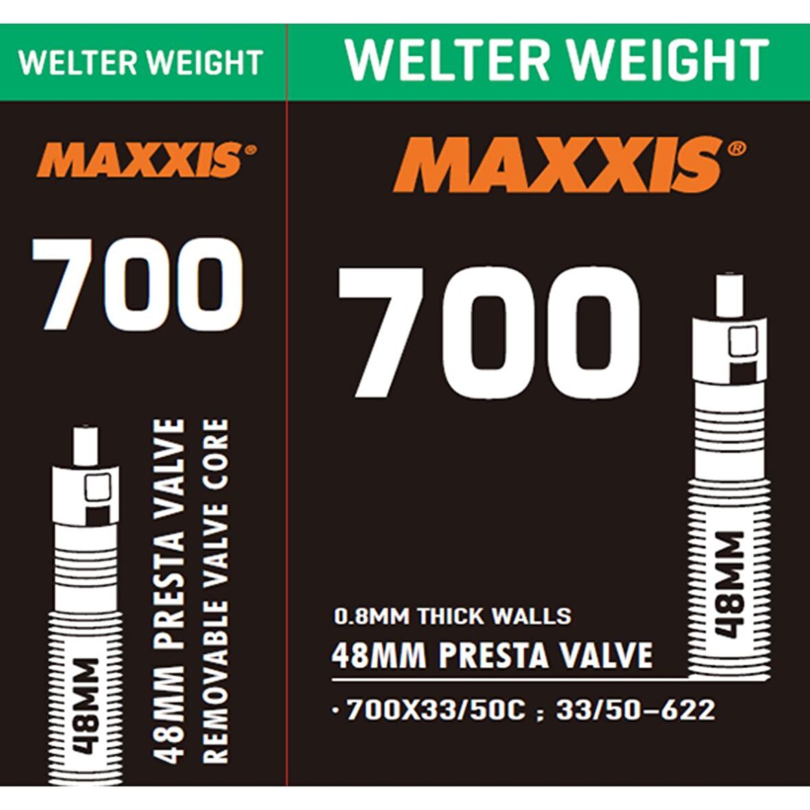 MAXXIS WELTER WEIGHT 700X3350C PRESTA 48MM İÇ LASTİK